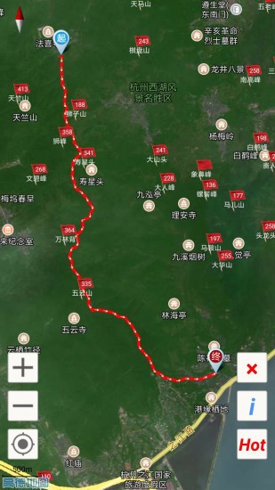 杭州登山地图安卓版图片1