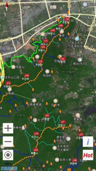 杭州登山地图安卓版图片2