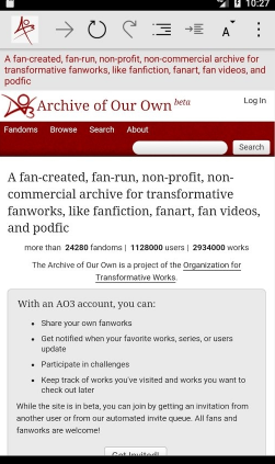 ao3 Home Archive of Our Own安卓版图片1